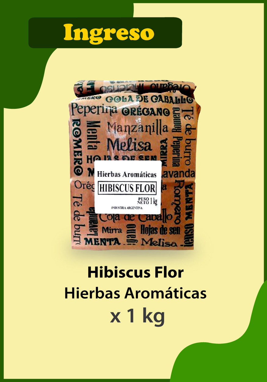 Novedades Productos Hibiscus Flor x 1 kg